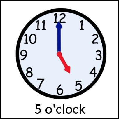 5 o'clock