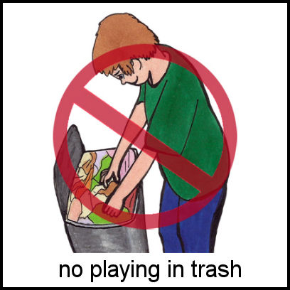 No Playing in Trash