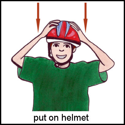 Put on Helmet